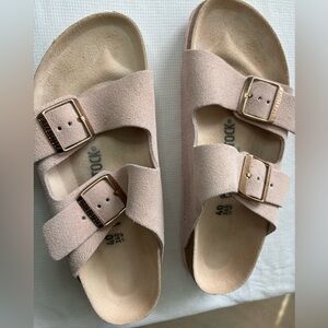 Birkenstock ARIZONA SHIMMERING Light Pink Sandals